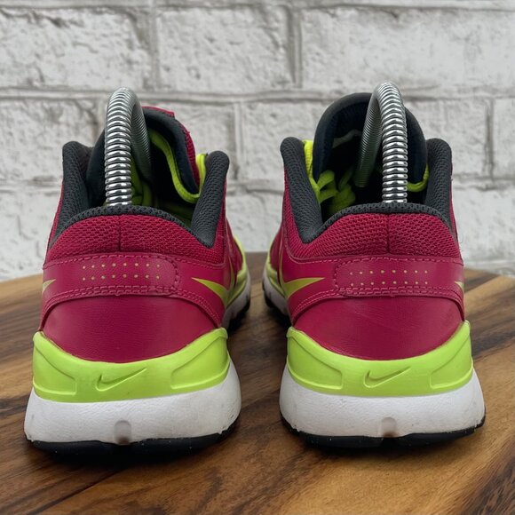 Nike Training Flex TR2 Womens 8 Pink Green Running Sneakers 511332-632 - Picture 4 of 14
